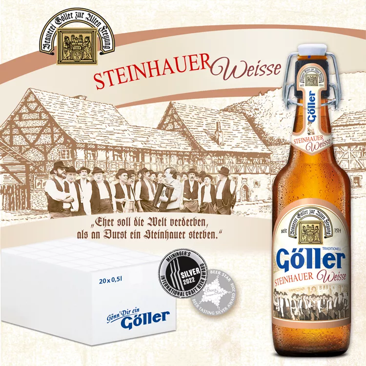 Göller Steinhauer Weisse 20er Karton